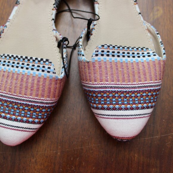 Isaac Mizrahi Open Side Closed Toe Flats NWOB - Picture 3 of 13